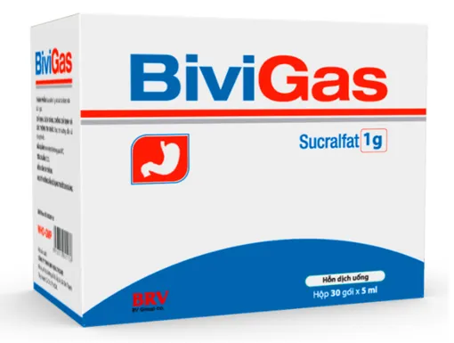Thuốc trị đau dạ dày BiviGas hộp 30 gói x 5ml