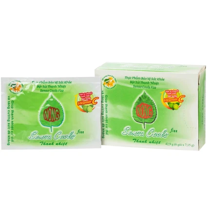 Bột sủi thanh nhiệt Sensa Cools Fizz (6 gói)