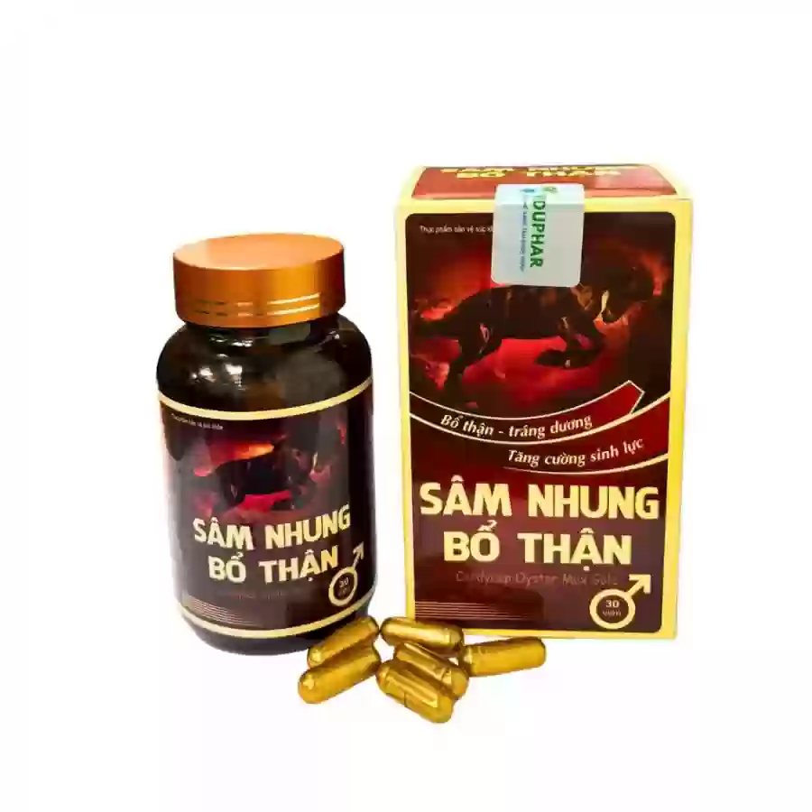 Sâm nhung bổ thận Cordycep Oyster Max Gold 