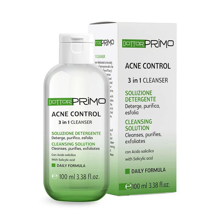 Gel Rửa Mặt Giảm Mụn DottorPrimo Acne Control 3 in 1
