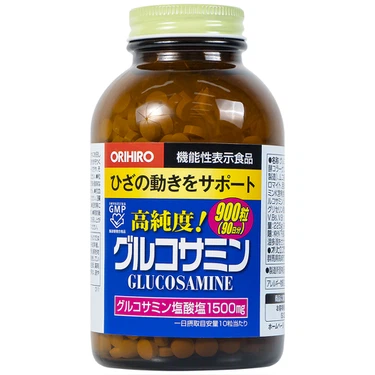 Viên nén Orihiro Glucosamine 900 hỗ trợ làm trơn ổ khớp, hạn chế lão hóa khớp (900 viên)
