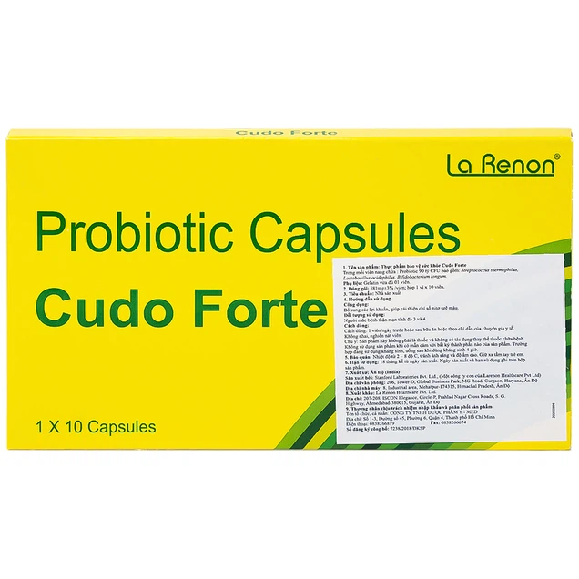 Viên uống Cudo Forte La Renon hỗ trợ điều trị bệnh thận mạn tính (3 hộp lẻ x 10 viên)