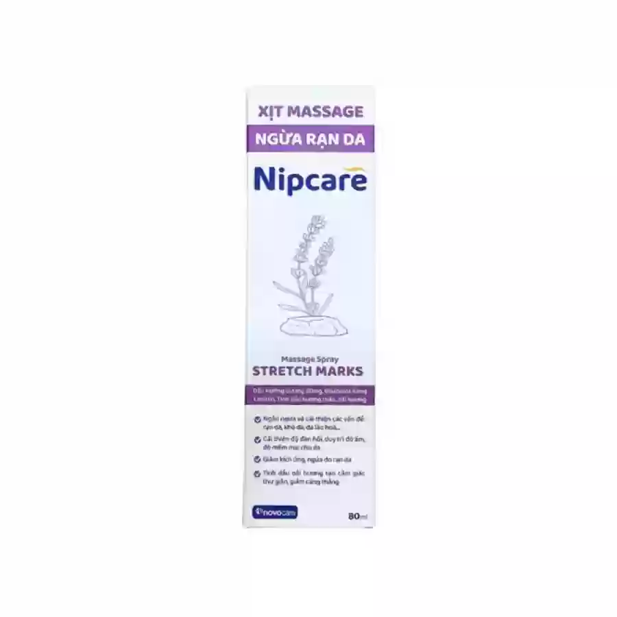 Xịt massage ngừa rạn da Nipcare