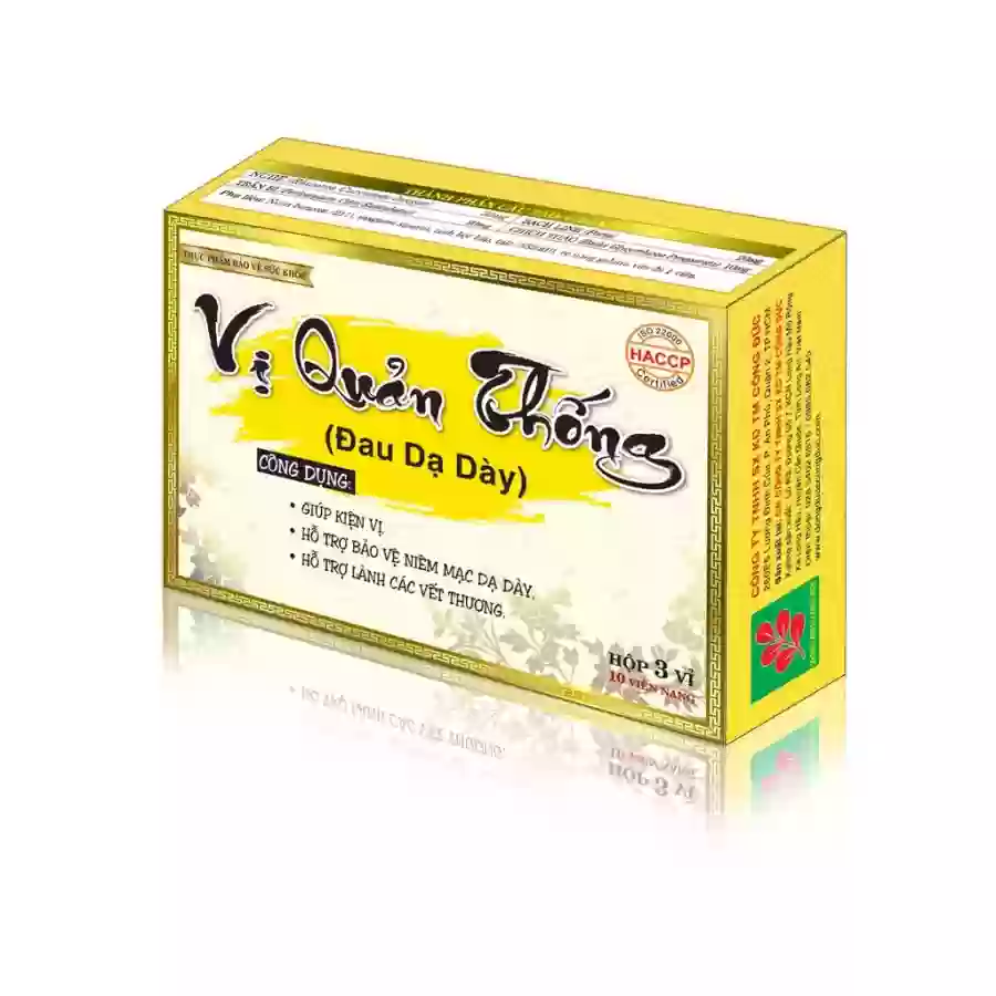 Vị Quản Thống, hỗ trợ bảo vệ niêm mạc dạ dày, làm lành các vết thương