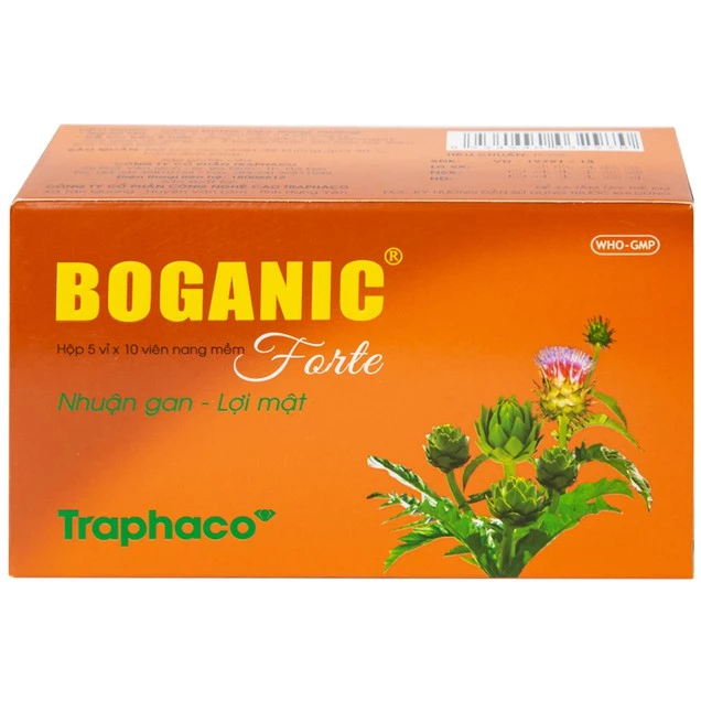 Thuốc Boganic Forte Traphaco bổ gan, hỗ trợ điều trị suy giảm chức năng gan
