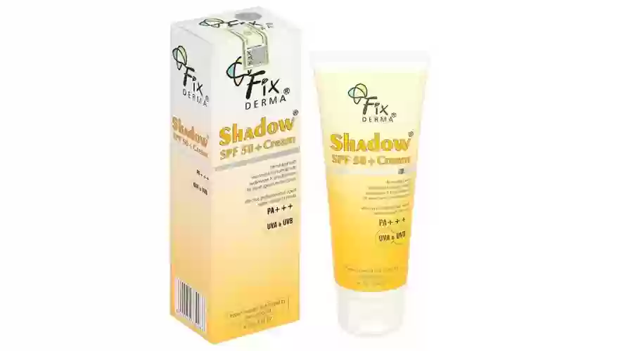 Kem chống nắng Fixderma Shadow SPF 50+/PA+++ giúp dưỡng ẩm và bảo vệ da tuýp 75g