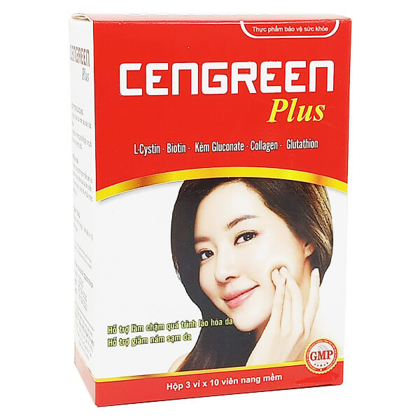 Cengreen Plus bổ sung dưỡng chất cho da, tóc, móng