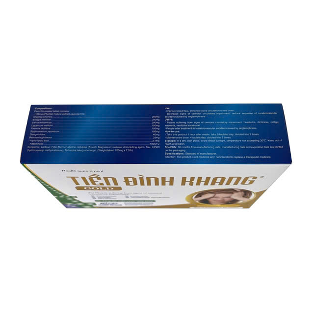 Tiền Đình Khang Gold hỗ trợ cho người bị hội chứng tiền đình