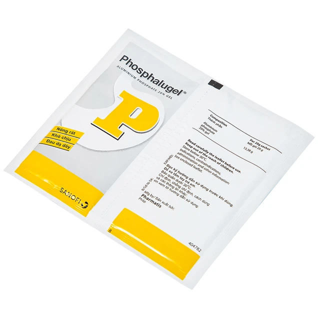 Thuốc Phosphalugel 20% giảm độ axit của dạ dày