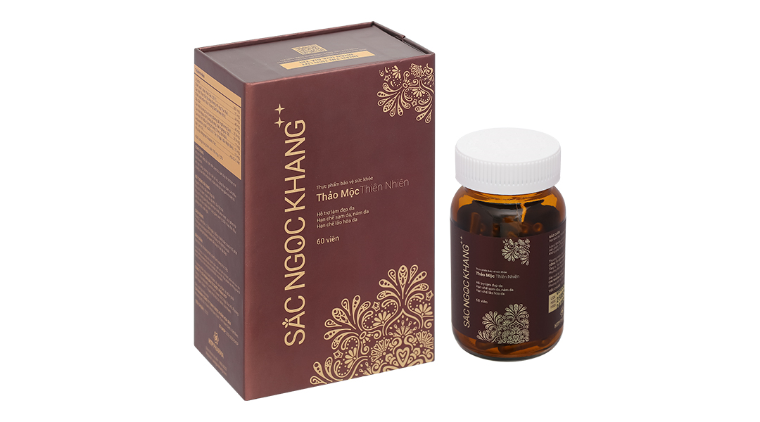 Viên uống Sắc Ngọc Khang++ hạn chế lão hóa, giảm nám