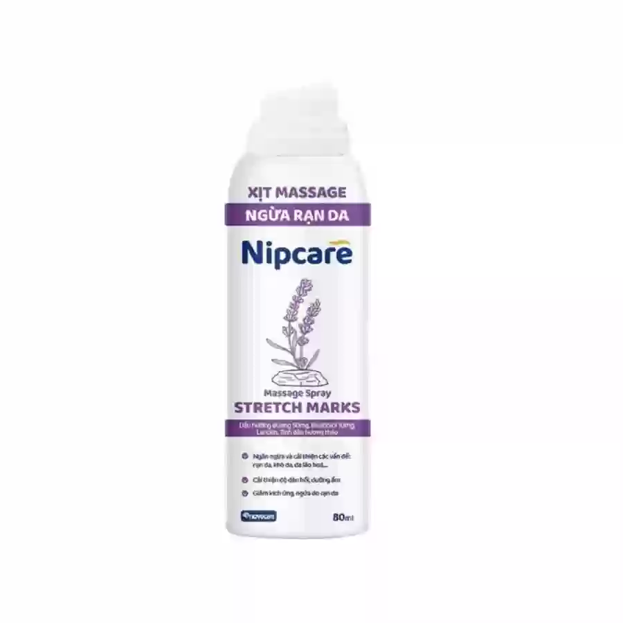 Xịt massage ngừa rạn da Nipcare