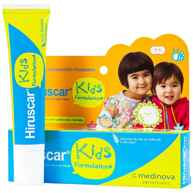 Gel bôi sẹo cho bé Hiruscar Kids Medinova (10g)