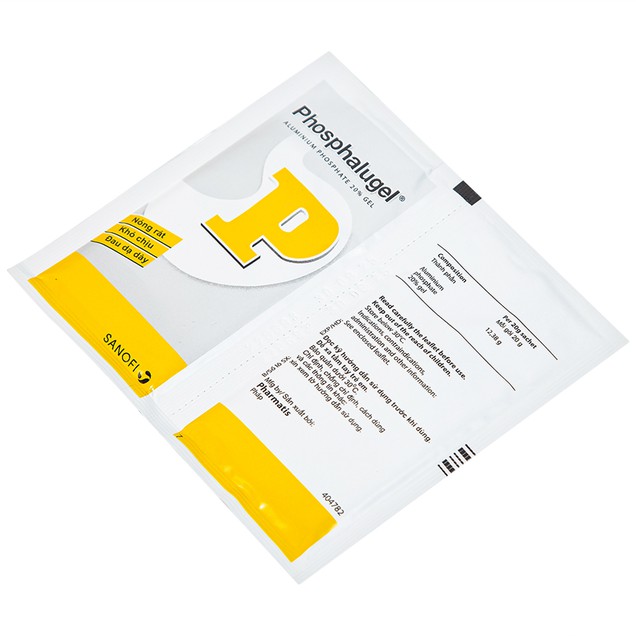 Thuốc Phosphalugel 20% giảm độ axit của dạ dày
