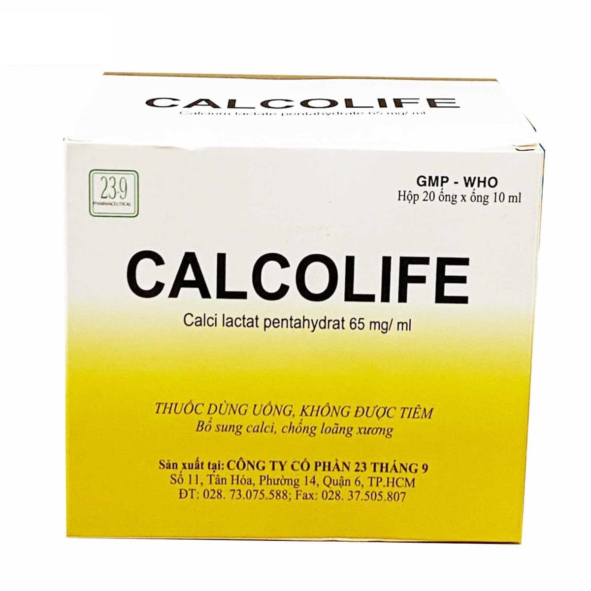 Thuốc Calcolife điều trị các vấn đề do thiếu hụt canxi gây ra