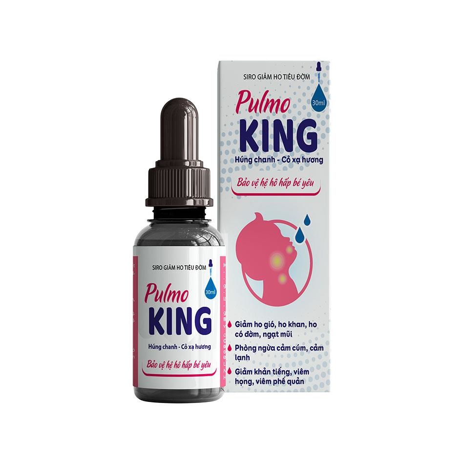 Siro ho Pulmo King hỗ trợ giảm ho tiêu đờm