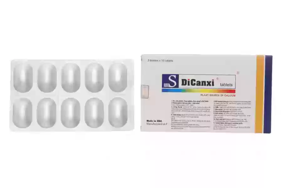 S DiCanxi giúp bổ sung canxi, giúp xương chắc khoẻ H30v