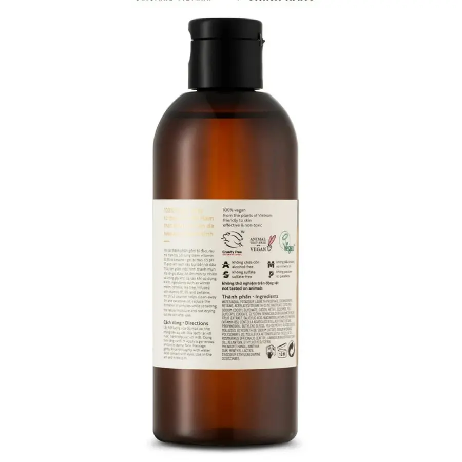 Gel rửa mặt bí đao Cocoon giúp làm sạch sâu lỗ chân lông (310ml)