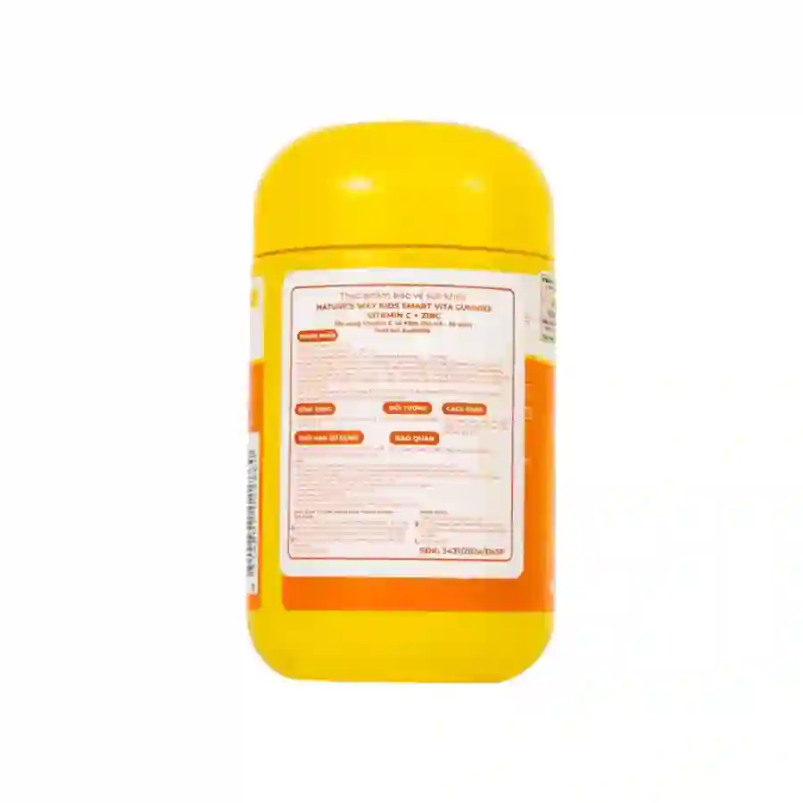 Viên nhai Kids Smart Vita Gummies bổ sung Vitamin C và kẽm giúp tăng cường sức đề kháng(60 viên)