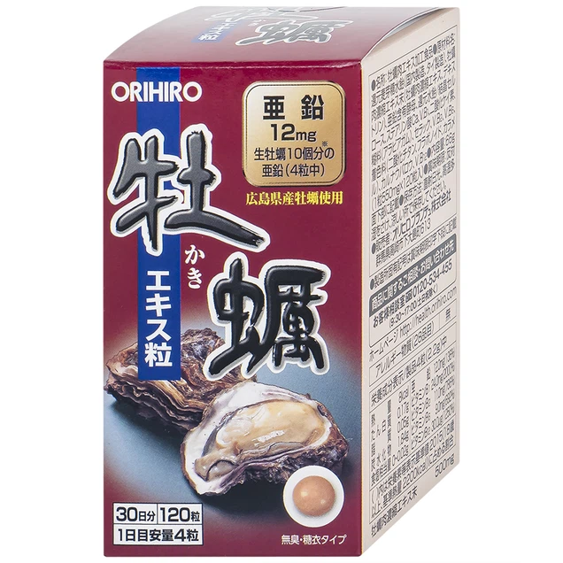 Viên nén Orihiro New Oyster Extract tăng cường sinh lý cho nam giới (120 viên)