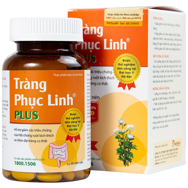 Viên uống Tràng Phục Linh Plus hỗ trợ giảm hội chứng ruột kích thích