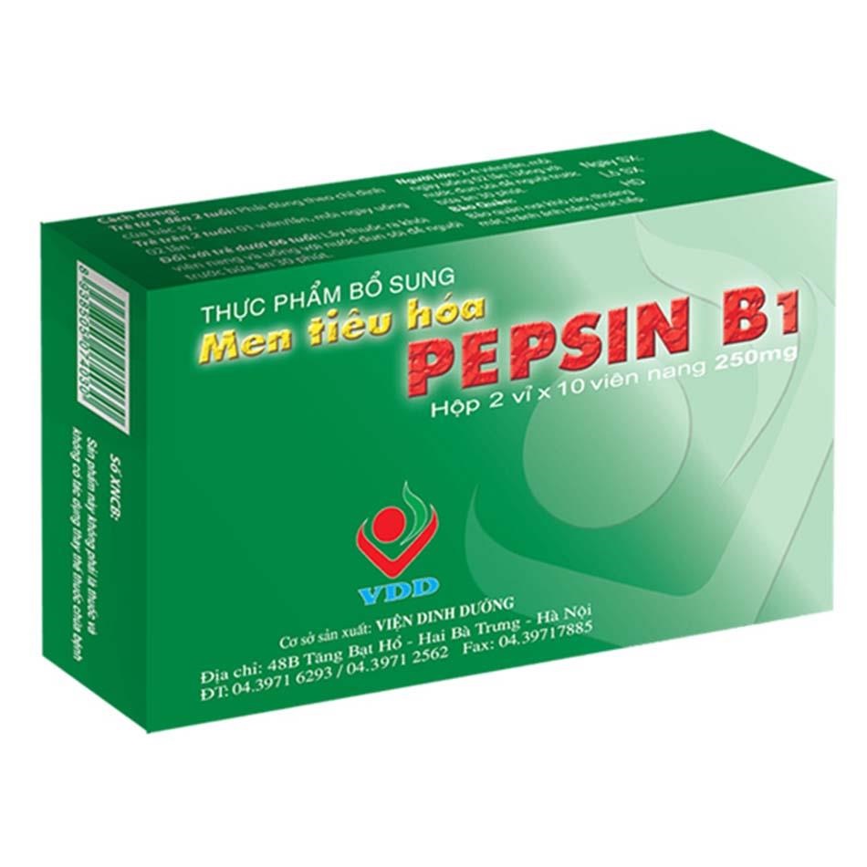 Men tiêu hóa Pepsin B1 Giúp tăng cường tiêu hóa và tăng khả hấp thu chất dinh dưỡng