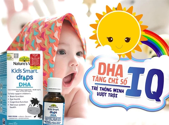 Nature's Way Kids Smart Drops DHA dành cho bé từ 4 tuần tuổi